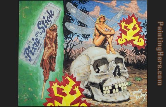 The Chrysalis of Death painting - Robert Williams The Chrysalis of Death art painting